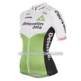 Maillot mangas cortas 2018 Dimension Data Mujer N001